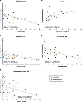 Circulating metabolites associated with tumor hypoxia and early response to treatment in bevacizumab-refractory glioblastoma after combined bevacizumab and evofosfamide
